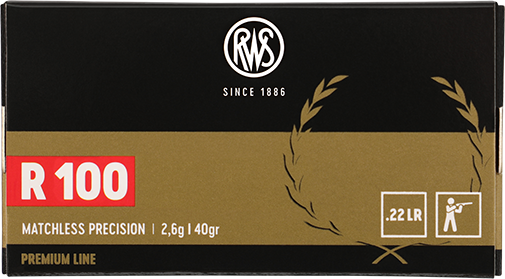 RWS R 100 - .22LR - 2,6 G / 40 GRS - 50 PATRONEN