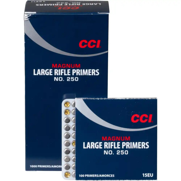 CCI ZÜNDHÜTCHEN - LARGE RIFLE MAGNUM 5,3 - BOXER - 1000 STÜCK