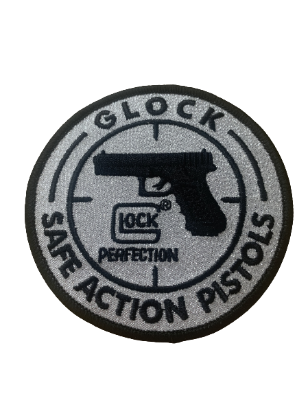PATCH GLOCK "SAFE ACTION PISTOLS" - 90 MM