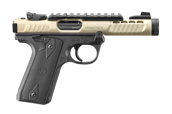 RUGER MARK IV 22 / 45 LITE - 4,4" - .22LR - CHAMPAGNER HONEY BADGER