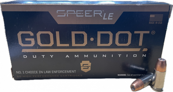 SPEER GOLD DOT - .9MM LUGER - 115 GRS - GDHP HOHLSPITZMUNITION - 50 SCHUSS
