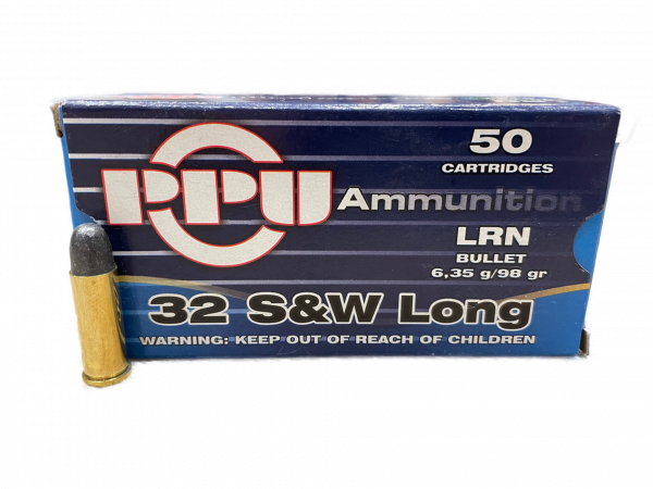 PPU .32S&W LONG LRN - 6,35G / 98GRS. - 50 SCHUSS