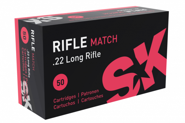 SK RIFLE MATCH - .22LR - 2,59 G / 40 GRS. - 50 STK.