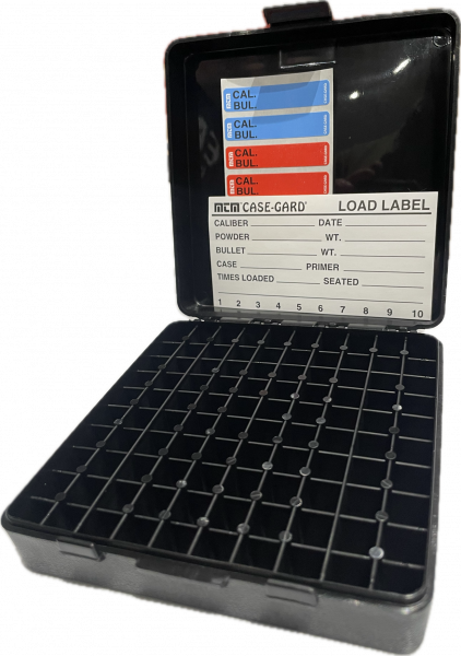 MTM MUNITIONSBOX CASE GUARD P-100-45 FÜR .45 AUTO U.W. - 100 SCHUSS-SCHWARZ