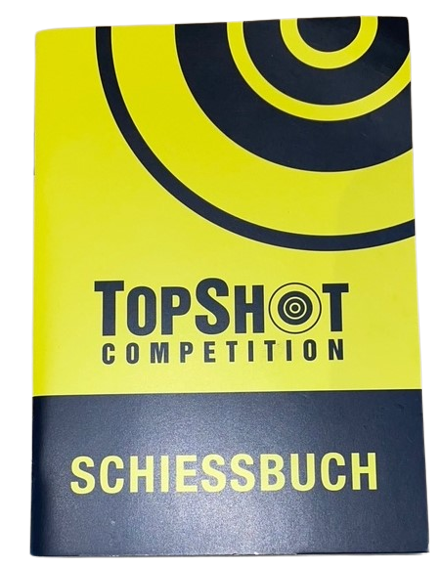 TOPSHOT SCHIEßBUCH FÜR SPORTSCHÜTZEN - 34 SEITEN