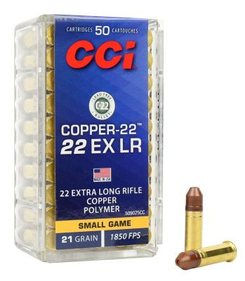 CCI COPPER-22 - .22 EX LR - 50 SCHUSS - POLYMER