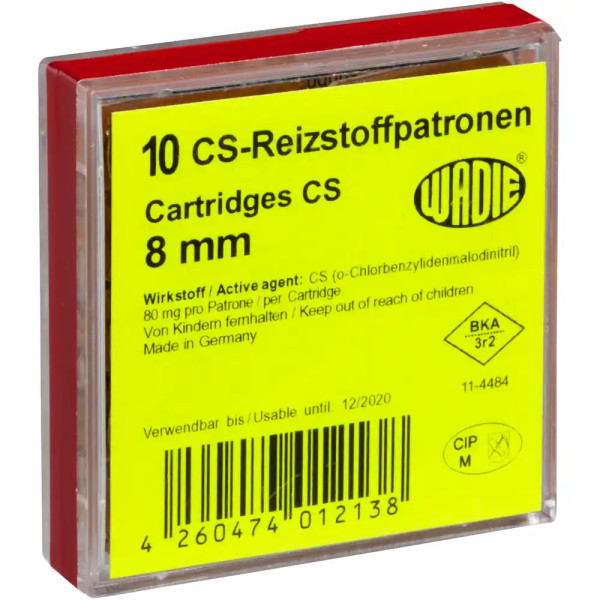 WADIE 8MM CS REIZSTOFFPATRONE- 10 SCHUSS