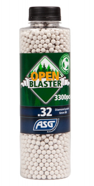 ASG OPEN BLASTER BIO BB'S - 6MM - 0.32G. - 3300 STÜCK
